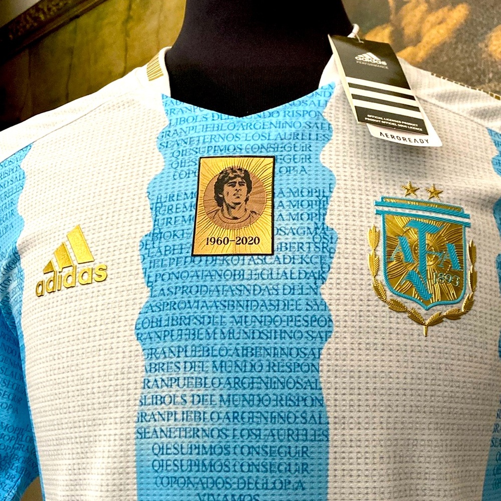 Adidas Argentina Maradona Rare Timeless Jersey World Cup🇦🇷⚽️🏆
